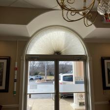 Elegant Arch-Over-Doorway Cellular Shades on Main St in Ashland City, TN